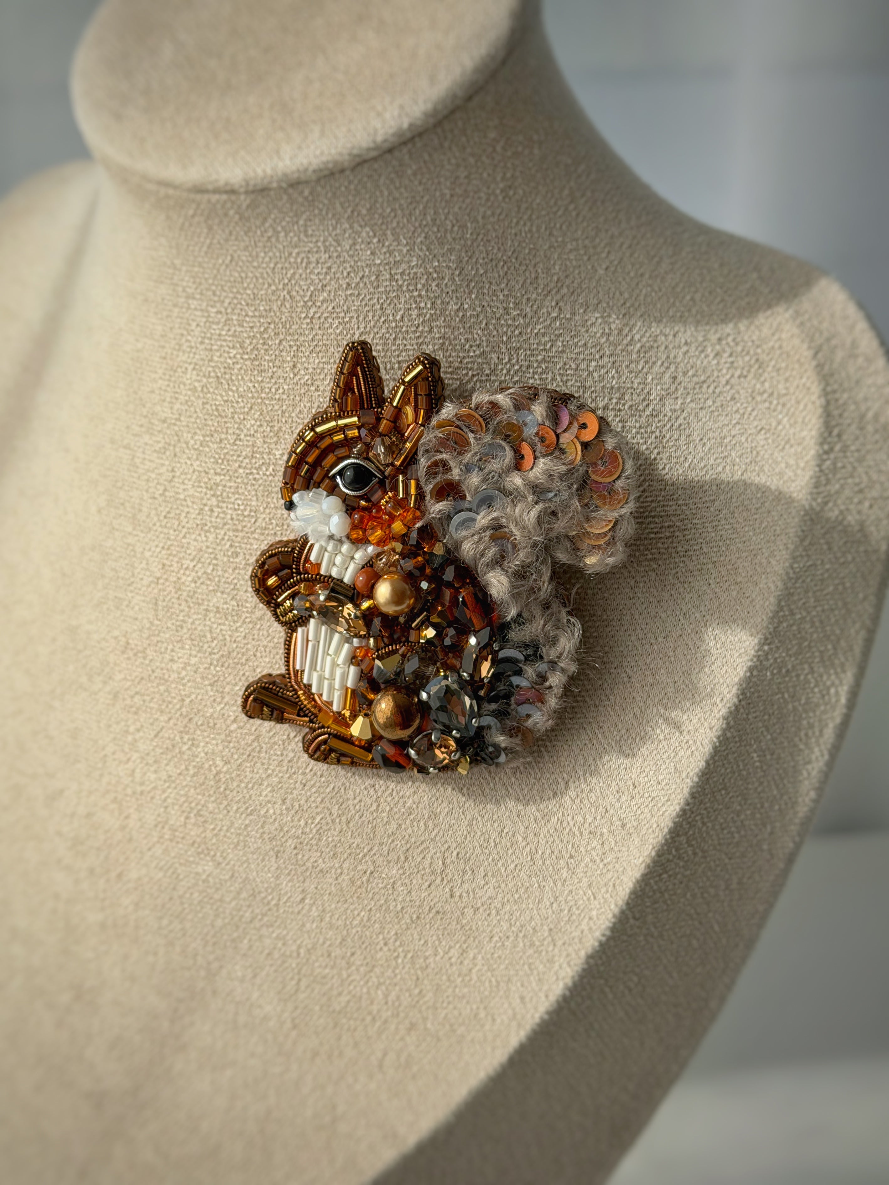SQUIRREL BROOCH