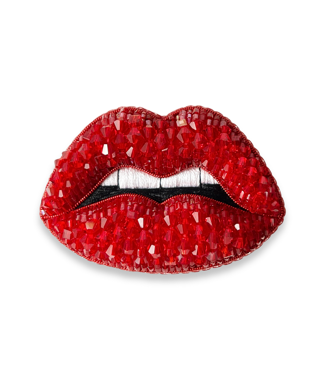 RED LIPS BROOCH