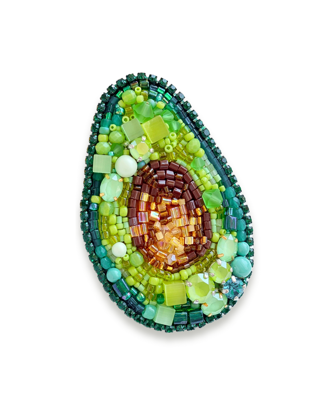AVOCADO BROOCH