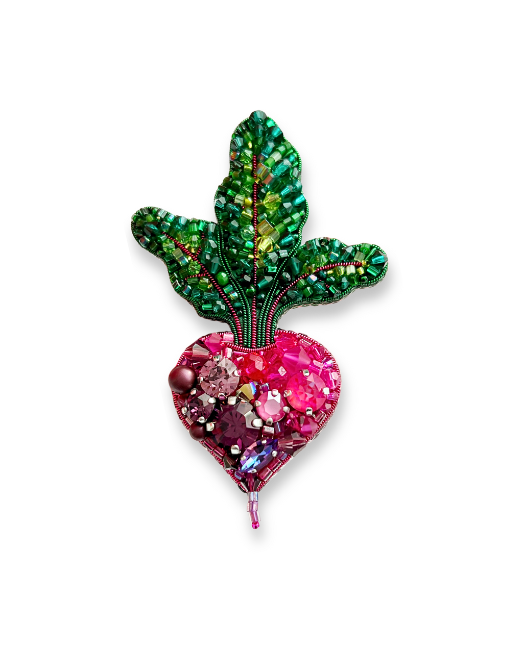 BEETROOT BROOCH