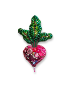 BEETROOT BROOCH