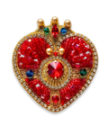 COSMIC HEART BROOCH