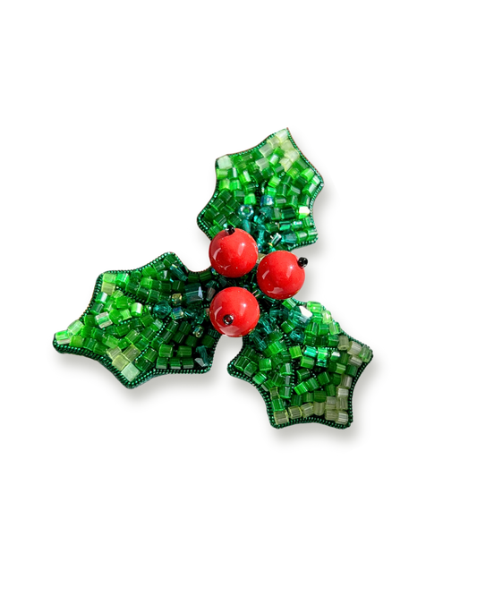 HOLLY BROOCH