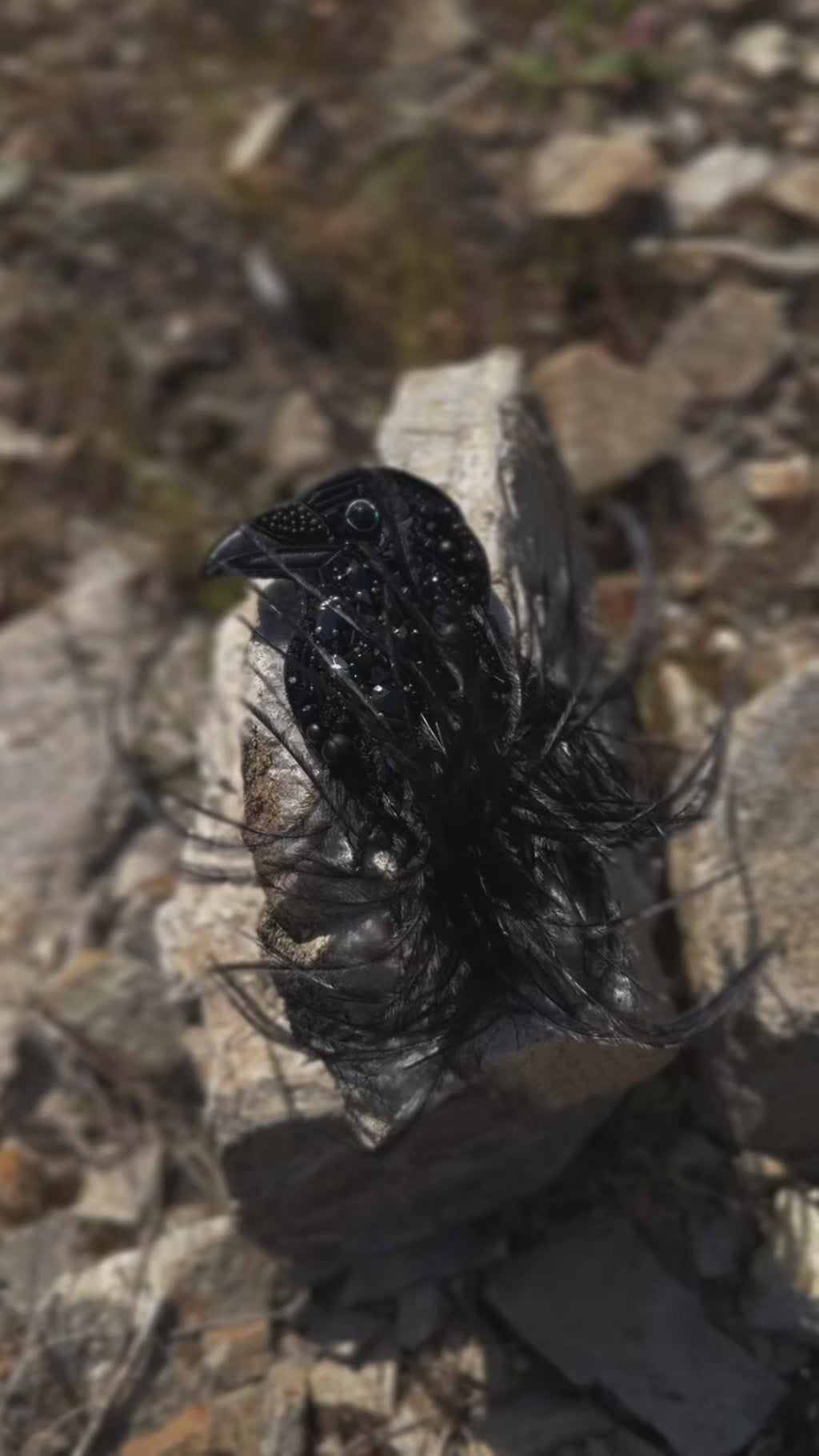 RAVEN BROOCH
