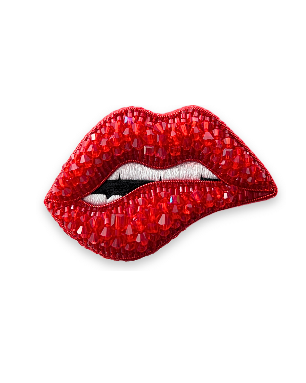 BITING LIPS BROOCH