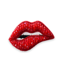 BITING LIP BROOCH