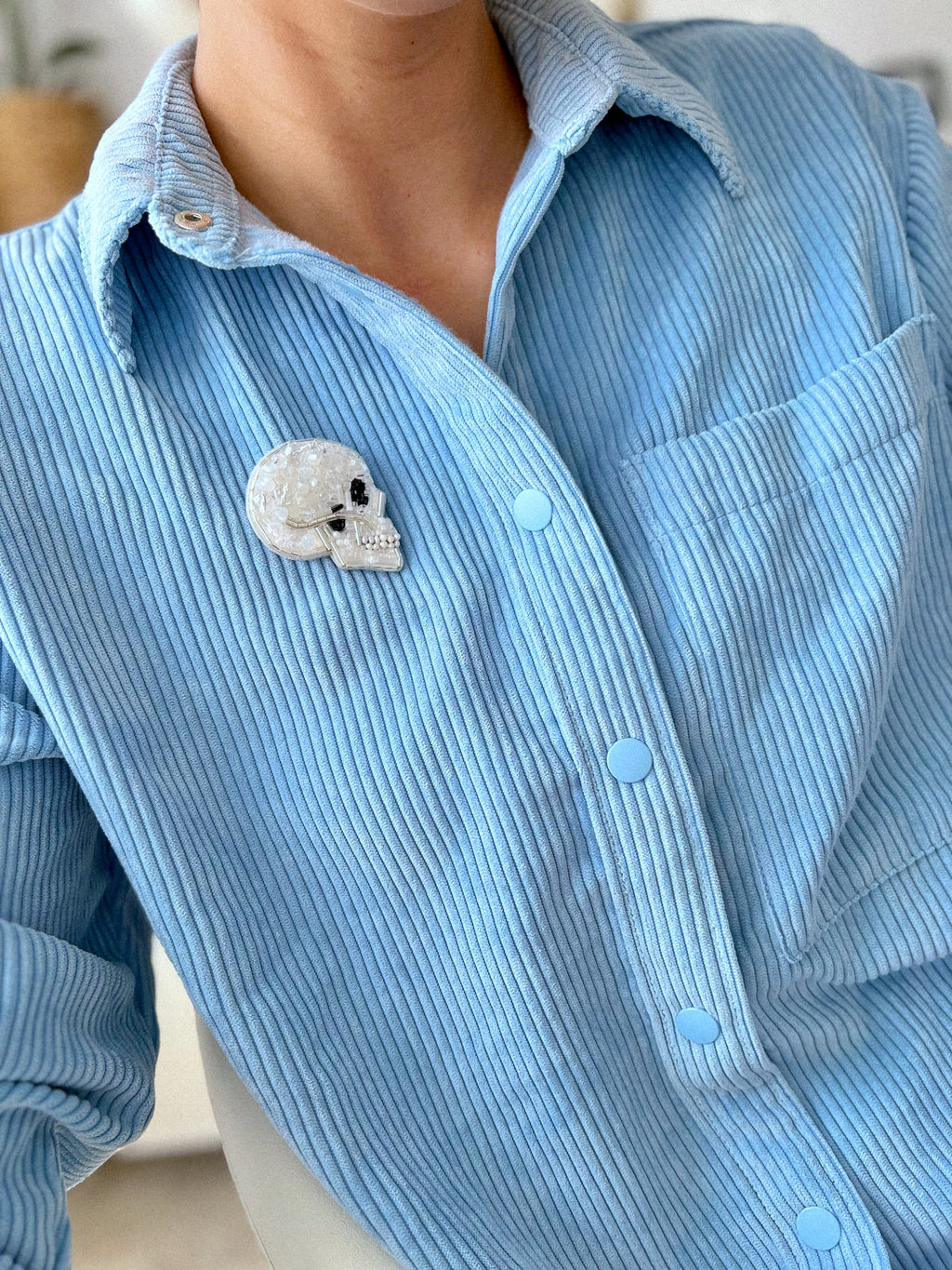 SKULL BROOCH