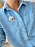 SKULL BROOCH